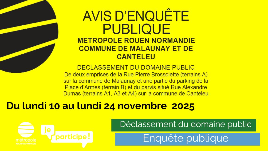 Avis d'enquête publique