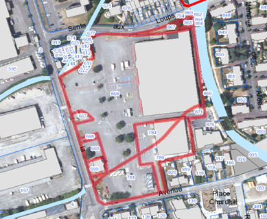 [Modification n°9 PLU] Parcelles objets de  la présente procédure