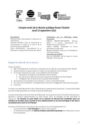 Compte-rendu de la réunion publique du 15 septembre 2022rands enjeux"