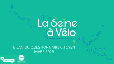 Bilan du questionnaire - Mars 2023