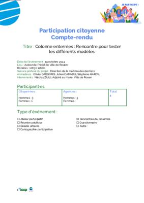 Compte-rendu de l'atelier du 19 octobre 2024 Compte-rendu de l'atelier du 19 octobre 2024