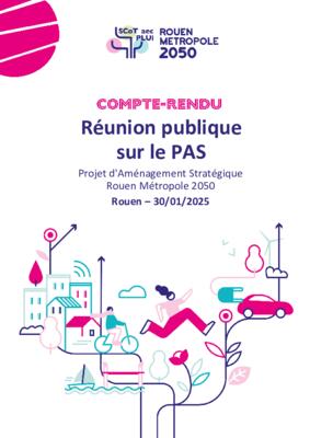 Compte-rendu de la réunion publique du 30 janvier 2025 Compte-rendu de la réunion publique du 30 janvier 2025