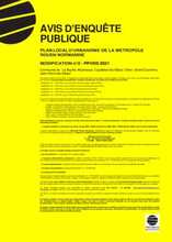 Avis d'enquête publique