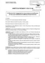 Arrêté de prescription