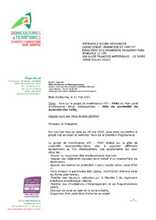 Courrier de la Chambre d'Agriculture