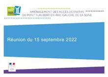 DREAL Normandie - Support de présentation de la réunion publique du 15 septembre 2022
