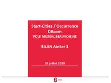 Compte-rendu de l'atelier d'innovation #3 du 05 juillet 2019 Compte-rendu de l'atelier d'innovation #3 du 05 juillet 2019