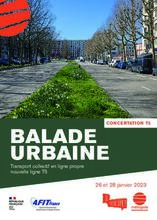 Plaquette informative - Balades urbaines janvier 2023