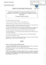 1.2 Ouverture et organisation d'une enquête publique portant sur la modification n°3 du Plan Local d'Urbanisme de la Métropole