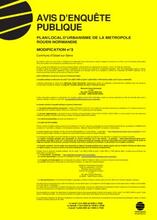 Avis enquête publique