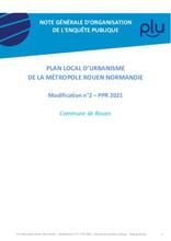 Note générale - Organisation de l'enquête publique