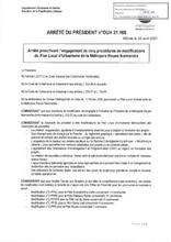 Arrêté de prescription