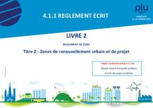 Rouen - livre 2 - Titre 2 Zones UR6 UR7 URX5