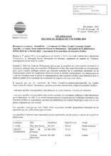 Délibération Bureau du 05 octobre 2020