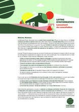 Lettre information lancement de concertation