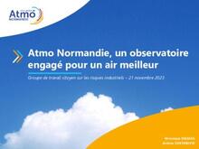 - CR session 7 - Présentation Power point ATMO Normandie