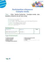 Balade urbaine du 30 mars 2024 - Compte-rendu