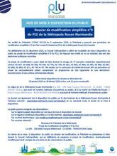 Avis de mise à disposition du public