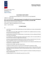 Annexe 2 : arrêté de fermeture à la circulation