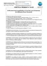 Arrêté de prescription modification n°12 du PLU