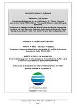 Modification n°2 PLUI - Rapport d'Enquête publique