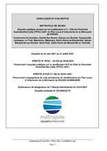 Modification n°2 PLUI - Enquête publique - Conclusion et avis motivé