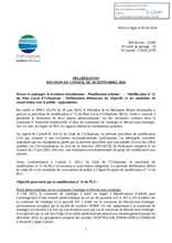 PLUi Modification n°11 - Délibération modalités de concertation