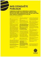 Avis d'enquête publique