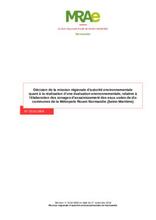 Décision de la Mission Régionale d’Autorité Environnementale (MRAE)