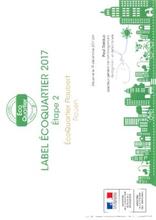 Label EcoQuartier Etape 2 - 2017